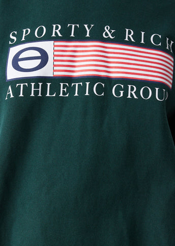 Athletic Flag Crewneck Sweatshirt