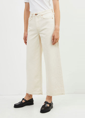 Maya High-Rise Ankle Wide Leg Jeans