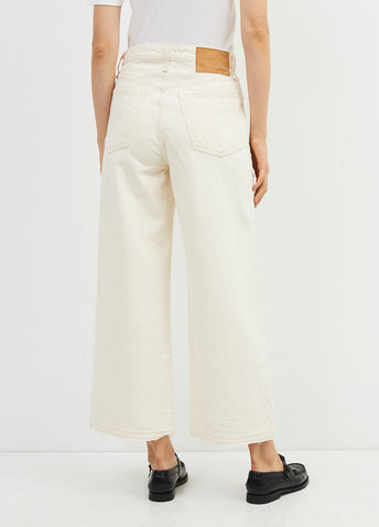 Maya High-Rise Ankle Wide Leg Jeans
