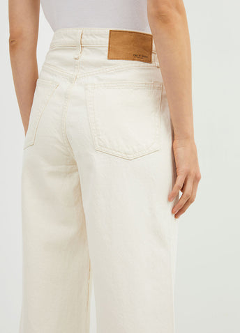 Maya High-Rise Ankle Wide Leg Jeans