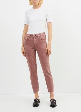 Nina High-rise Ankle Cigarette Jeans
