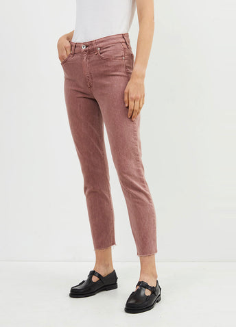 Nina High-rise Ankle Cigarette Jeans