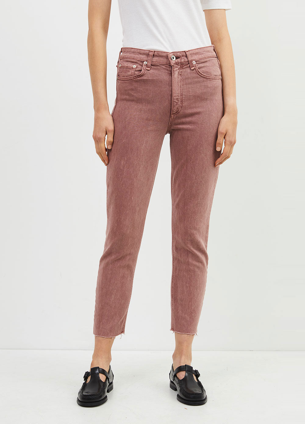 Nina High-rise Ankle Cigarette Jeans