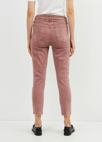 Nina High-rise Ankle Cigarette Jeans