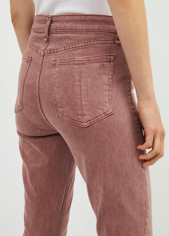 Nina High-rise Ankle Cigarette Jeans
