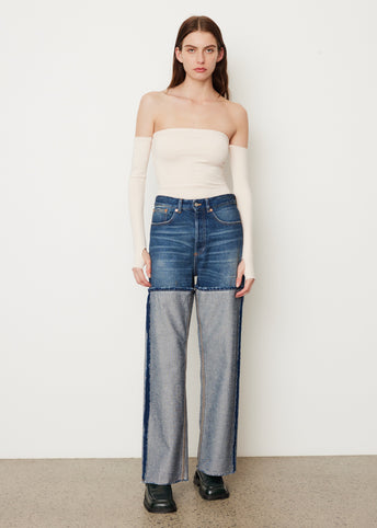 Off Shoulder Jersey Top