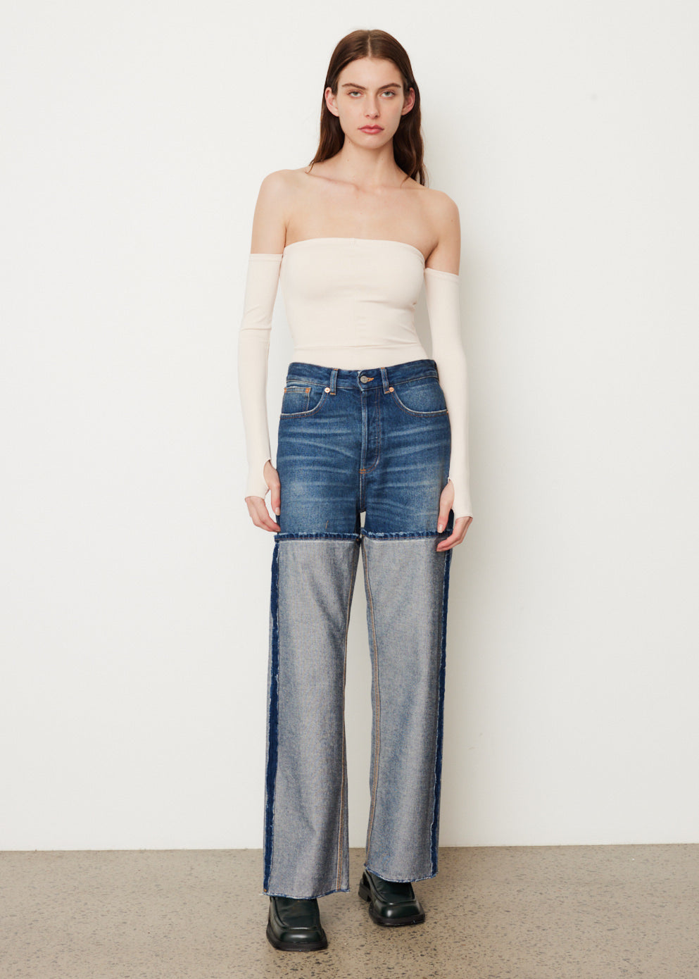Off Shoulder Jersey Top