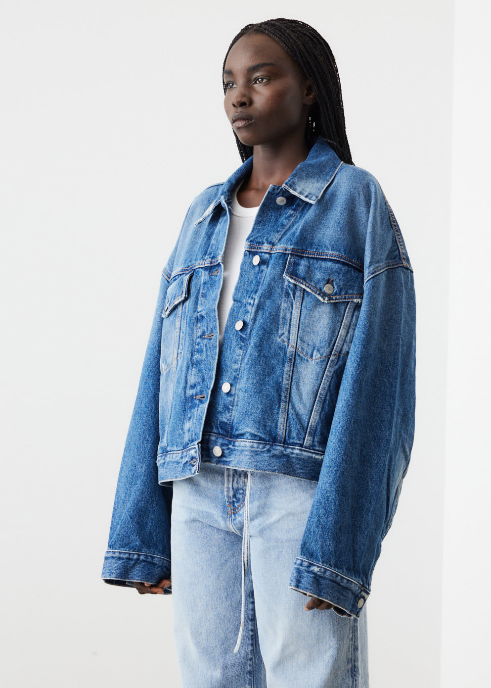 Cropped Denim Jacket