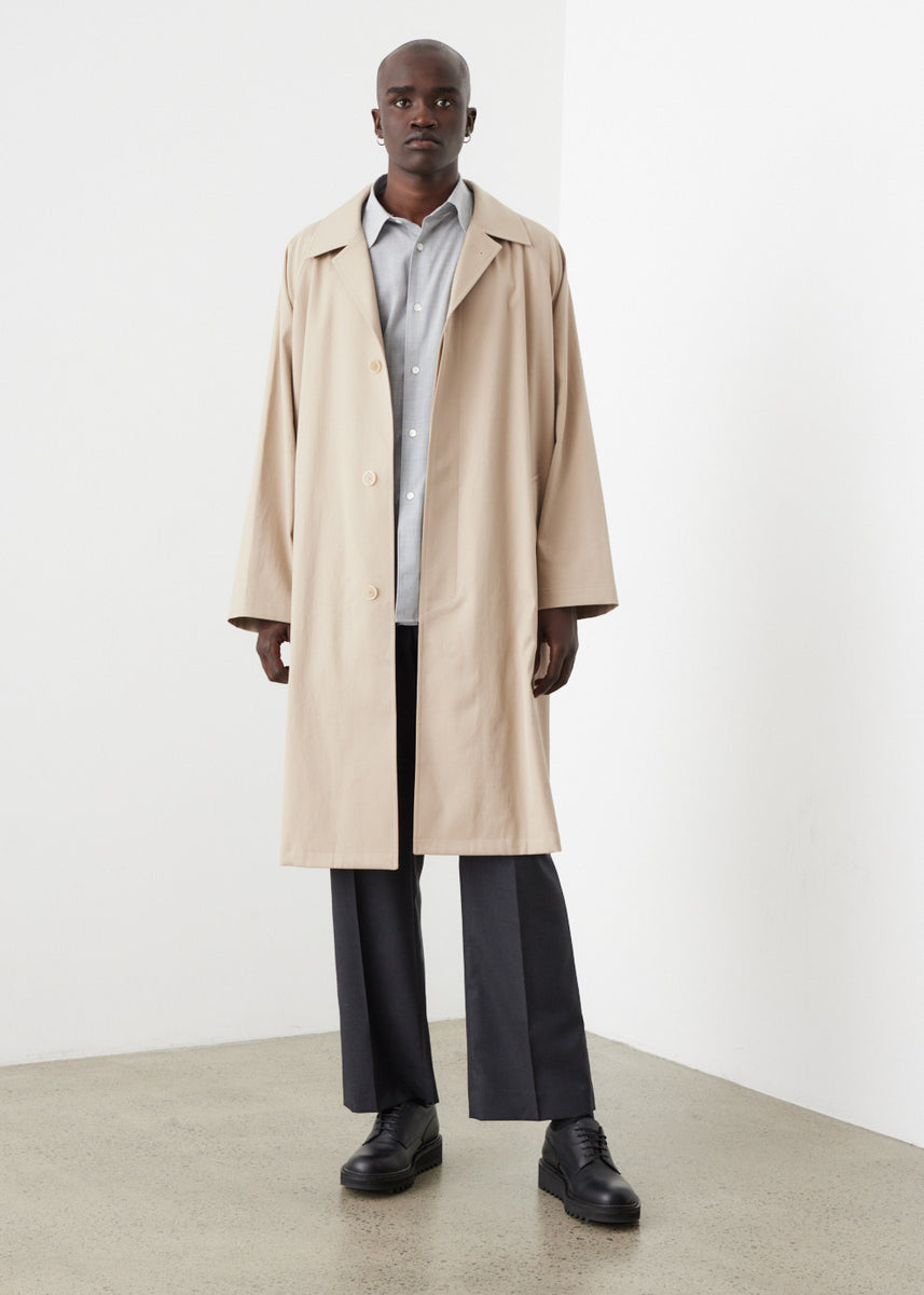 Washed Finx Soutien Collar Coat