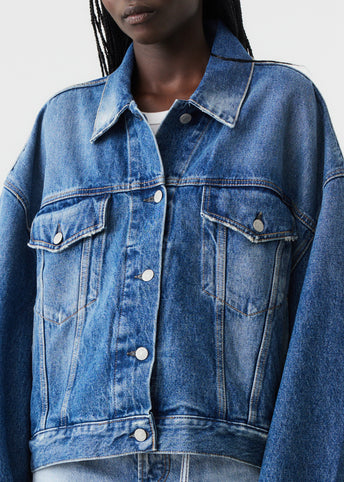 Cropped Denim Jacket