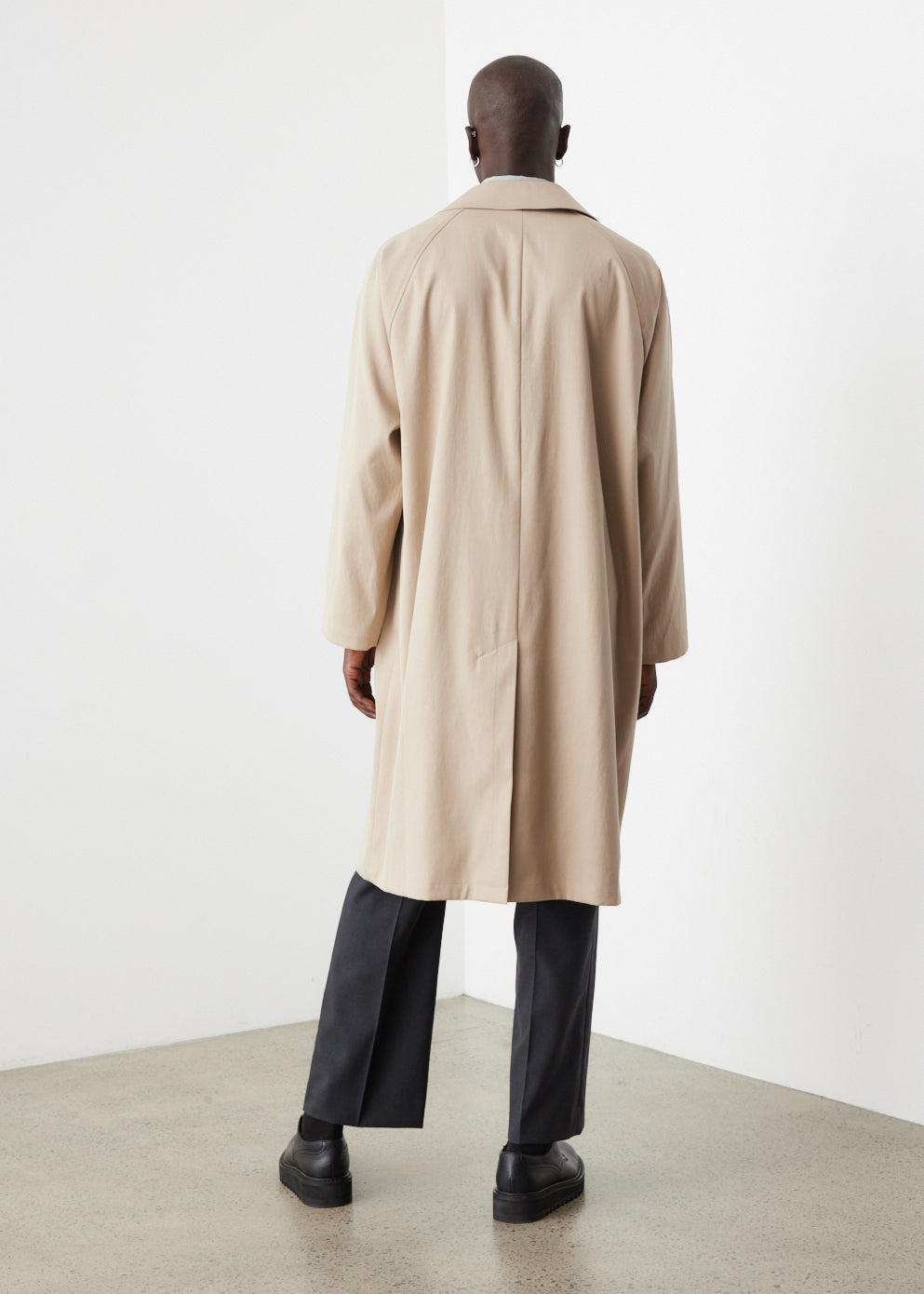 Washed Finx Soutien Collar Coat