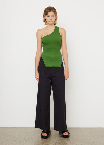 Open Back One Shoulder Tank