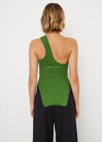 Open Back One Shoulder Tank