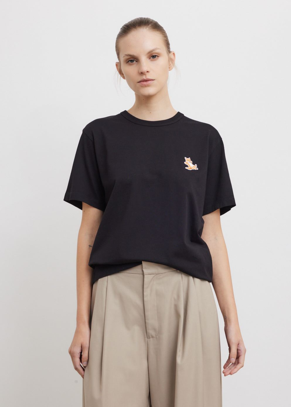 Chillax Fox Patch Classic T-Shirt