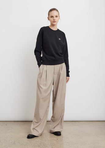 Monohrome Fox Head Patch Adjusted Sweatshirt
