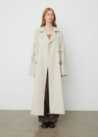 Raglan Sleeve Trench Coat