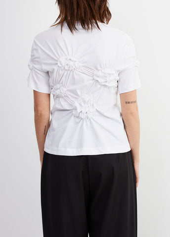 Ruched Flower T-Shirt
