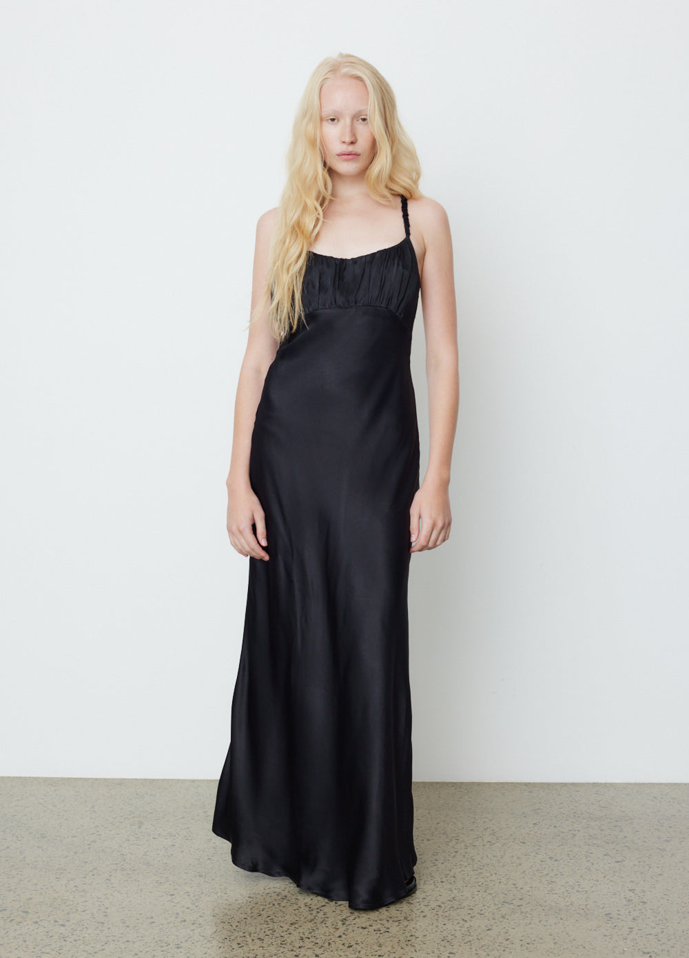 Billie Gathered Slip Dress