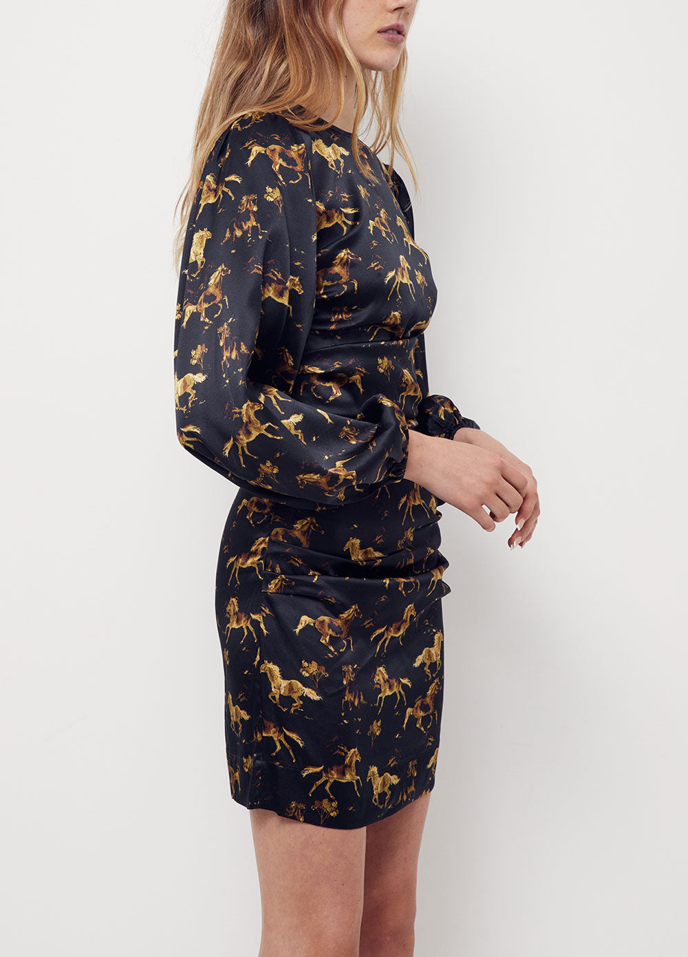 Horse Print Mini Dress