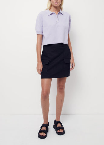 Boucle Short-sleeve Polo Shirt