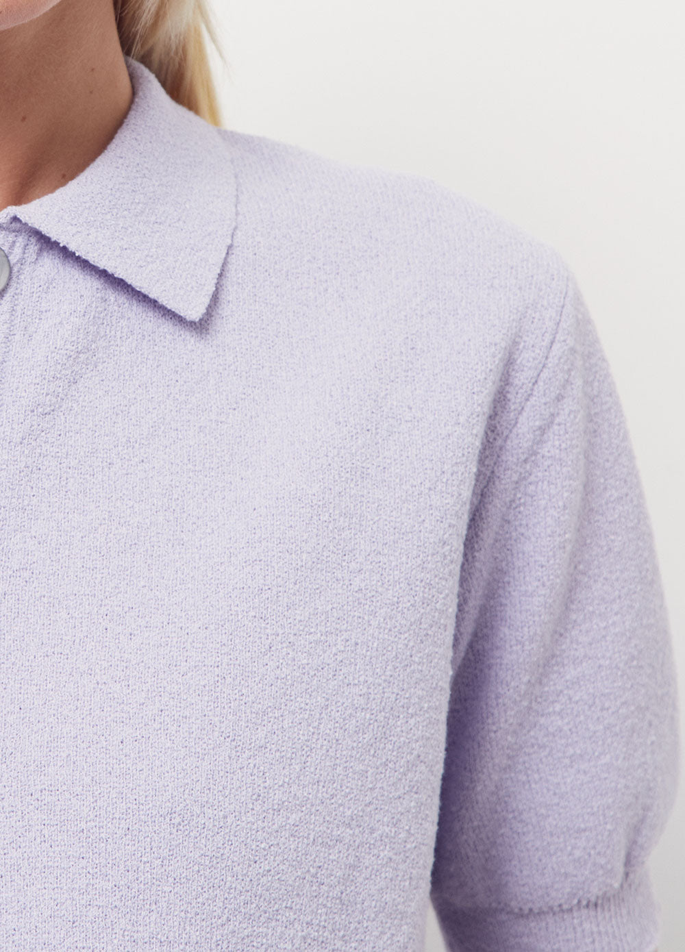 Boucle Short-sleeve Polo Shirt