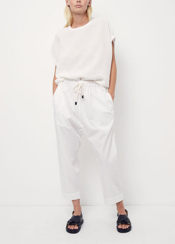 Cotton Long Rise Pants