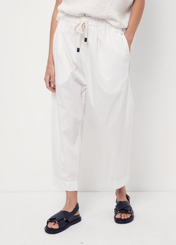 Cotton Long Rise Pants