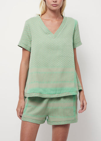 V Short-sleeve Shirt