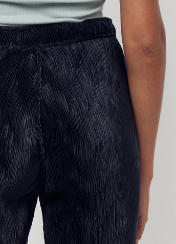 Pleated Satin Pants