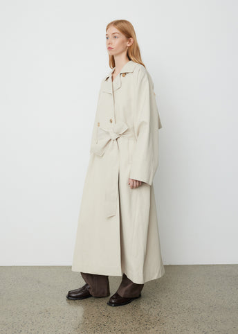 Raglan Sleeve Trench Coat