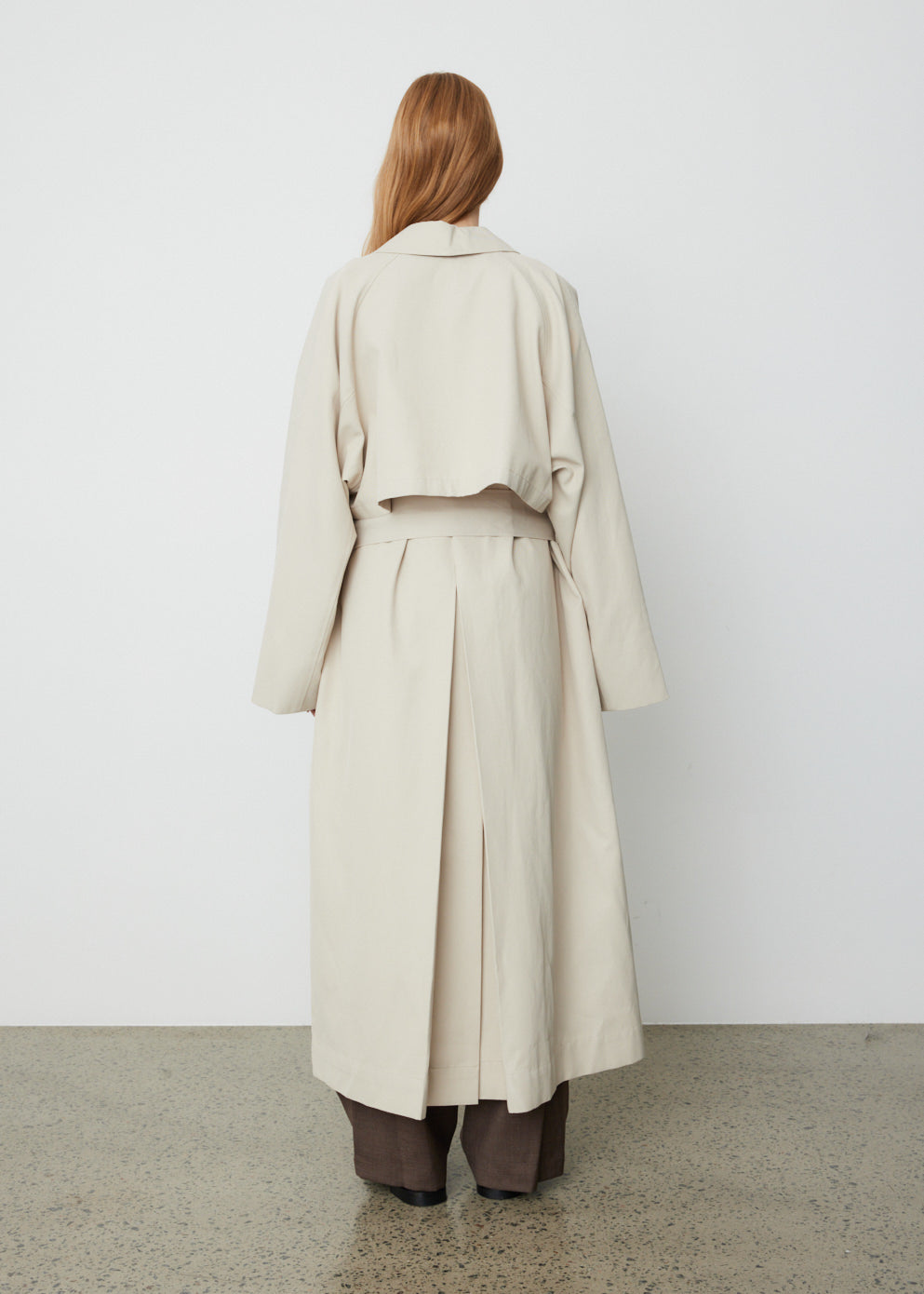 Raglan Sleeve Trench Coat