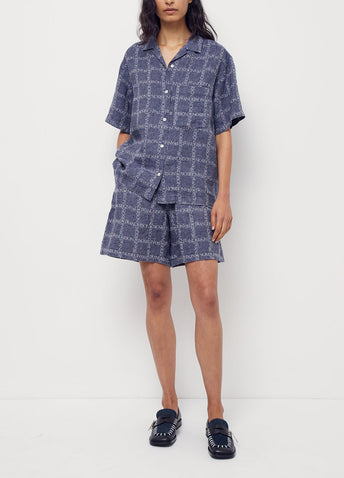 Oversized Logo Shorts