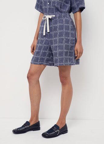 Oversized Logo Shorts