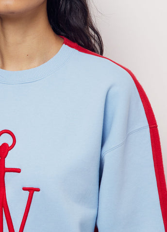 Deconstructed Fleece-back Sweatshirt