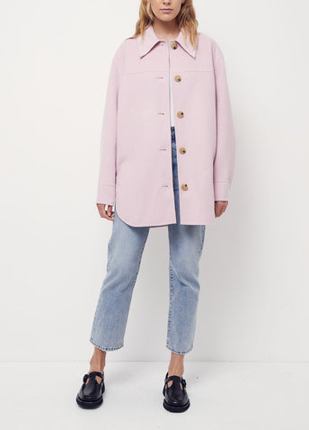 Boiled Wool Overshirt