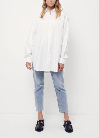 Face Oversized Oxford Shirt