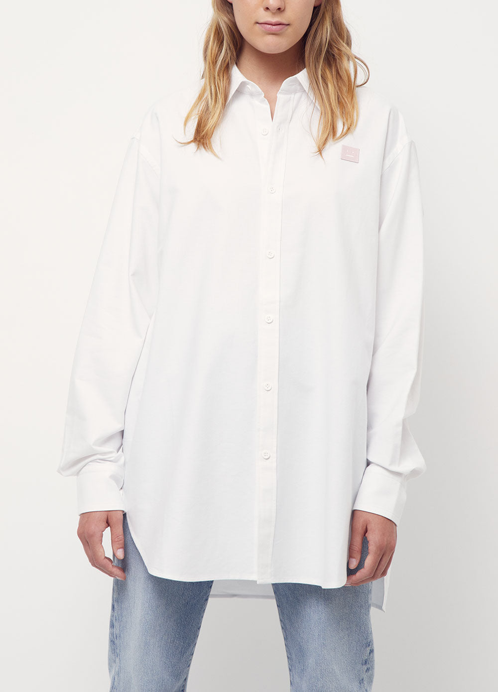 Face Oversized Oxford Shirt