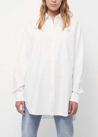 Face Oversized Oxford Shirt