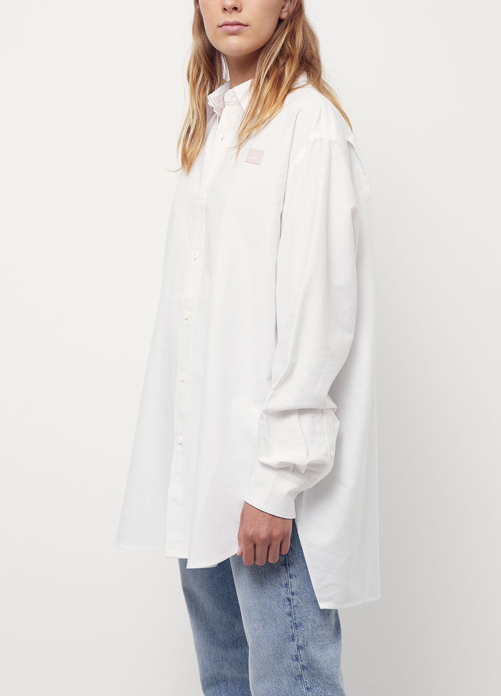 Face Oversized Oxford Shirt