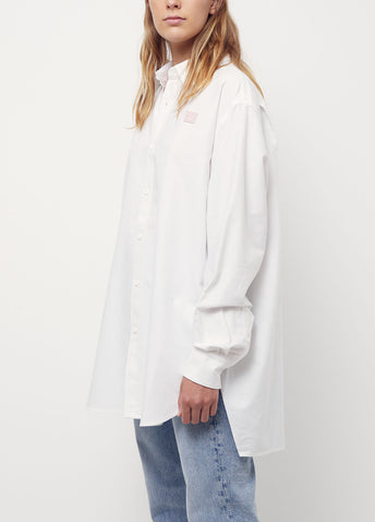 Face Oversized Oxford Shirt