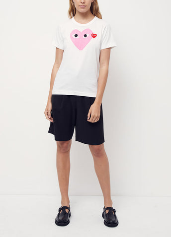 T105 Pink Heart Tee