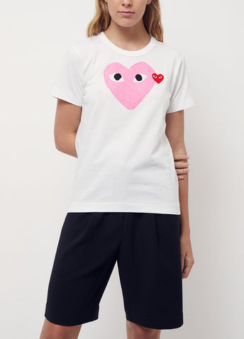 T105 Pink Heart Tee