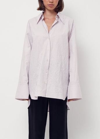 Crinkled Oversized Shirt