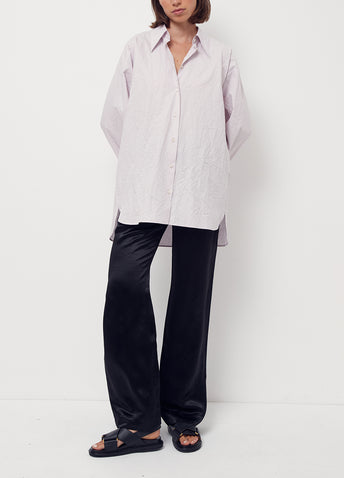 Crinkled Oversized Shirt
