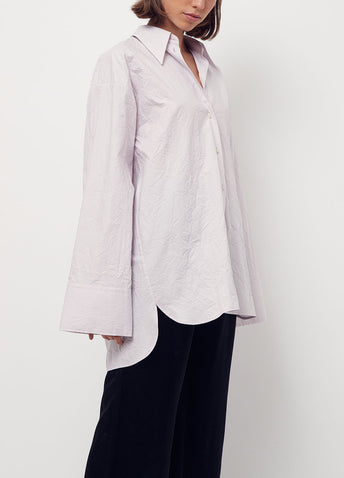 Crinkled Oversized Shirt