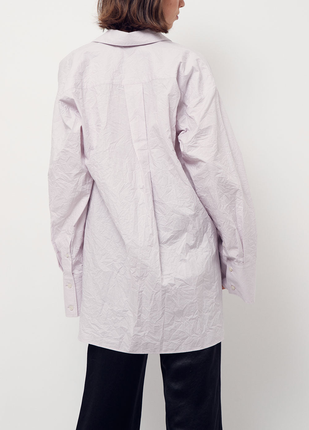 Crinkled Oversized Shirt