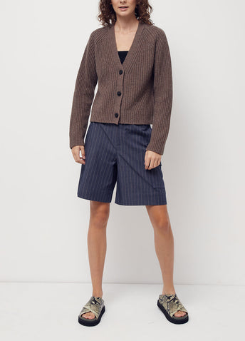 Rib Cardigan