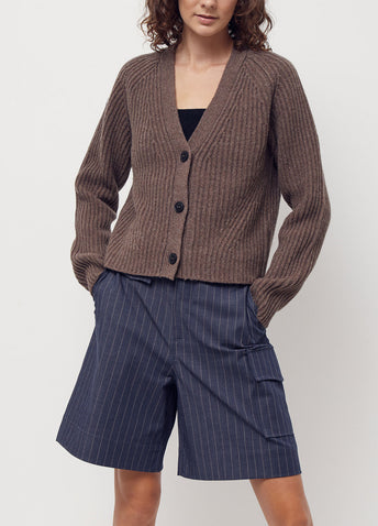 Rib Cardigan