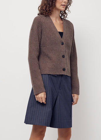Rib Cardigan