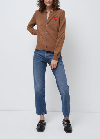 N075 Double Heart Cardigan